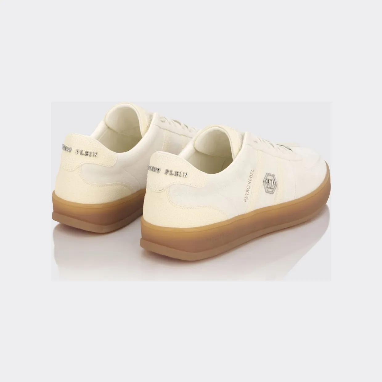 Philipp plein Retro Rebel Suede Sneakers White (PAFSUSC0941PLE010N01) (2)