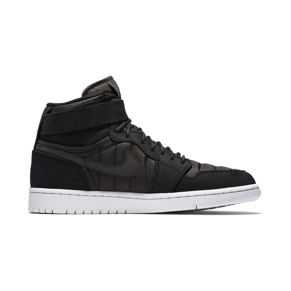 Jordan 1 Retro High Strap Black Anthracite Black/Pure Platinum-Anthracite (342132-004)