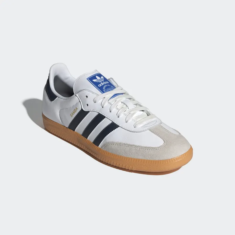 adidas Samba OG Cloud White / Night Indigo / Gum (IF3814)