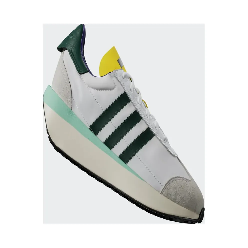 adidas Country XLG Cloud White / Collegiate Green / Yellow (IF8118)