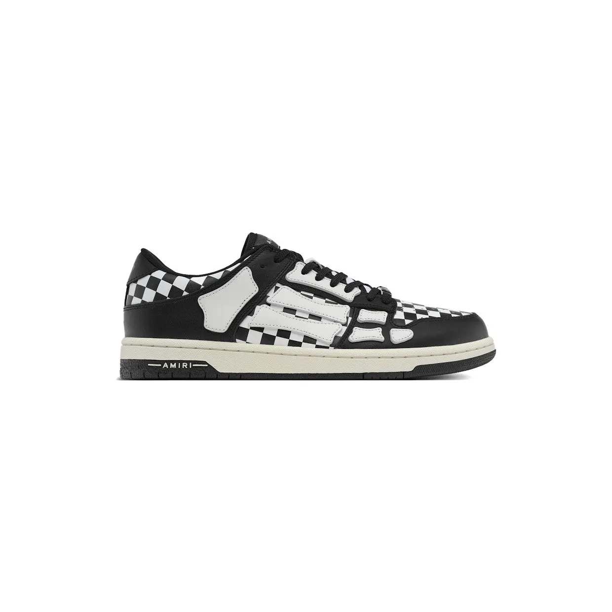 AMIRI Skel Top Low Checkered Black White (AMFOSR1032-099)