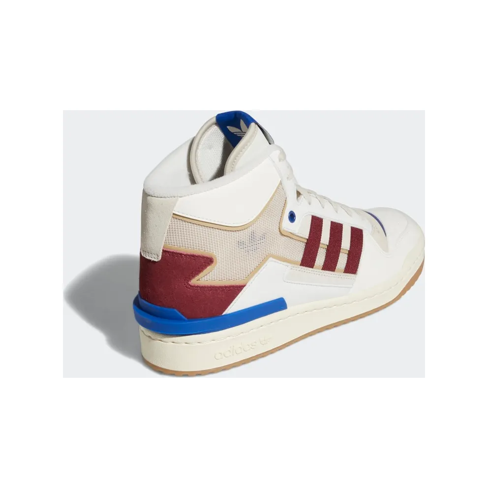 adidas Forum Exhibit Mid Cloud White / Collegiate Burgundy / Bliss (GX4120)