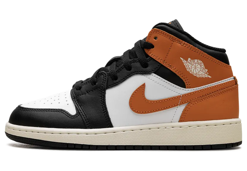Air Jordan 1 Mid GS “Starfish Black Toe” (DQ8423-801)