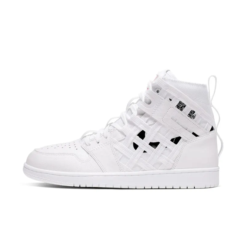 Jordan 1 Cargo White Black White/Black-Metallic Silver-Orange Blaze (CD6757-100)