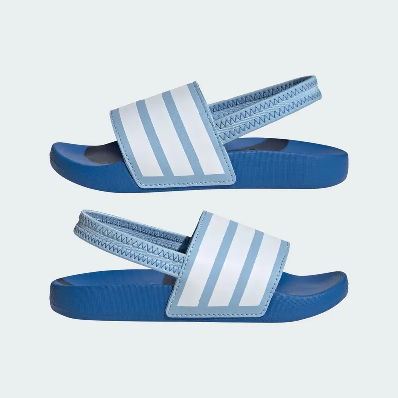 Adidas adilette Estrap Slides Kids Clear Sky / Cloud White / Bright Royal (JR5332)