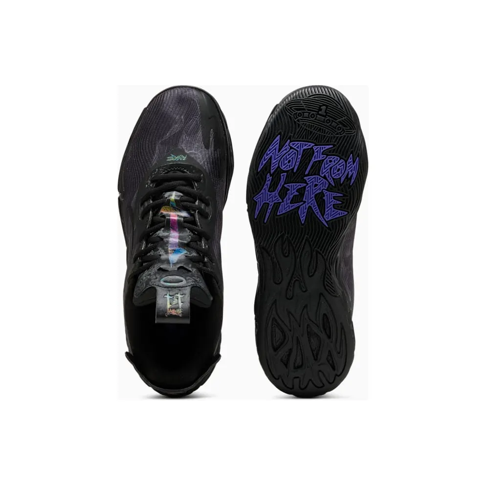 Puma LaMelo Ball MB.04 Lo Team Black Dark Amethyst (312174-01)
