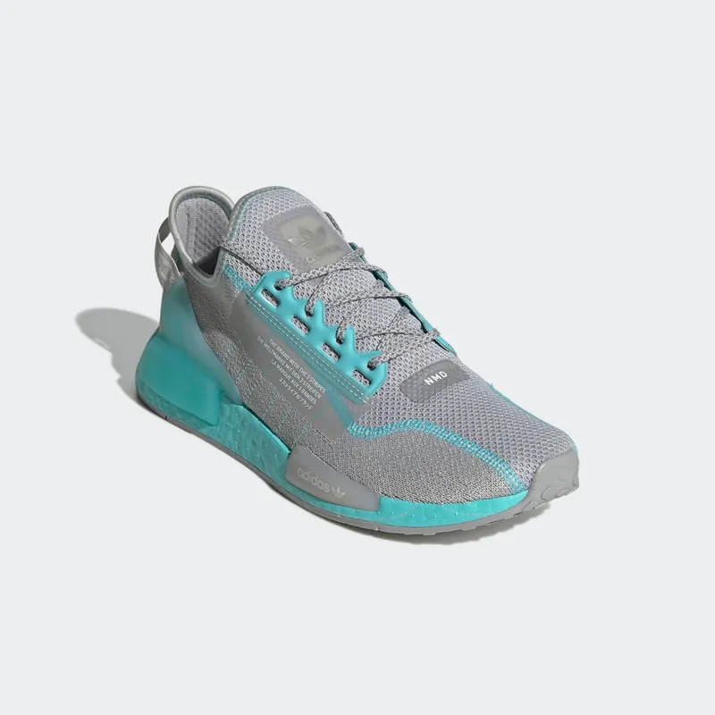 adidas NMD_R1 V2 Grey One / Pulse Aqua / Grey Two (GX0539)