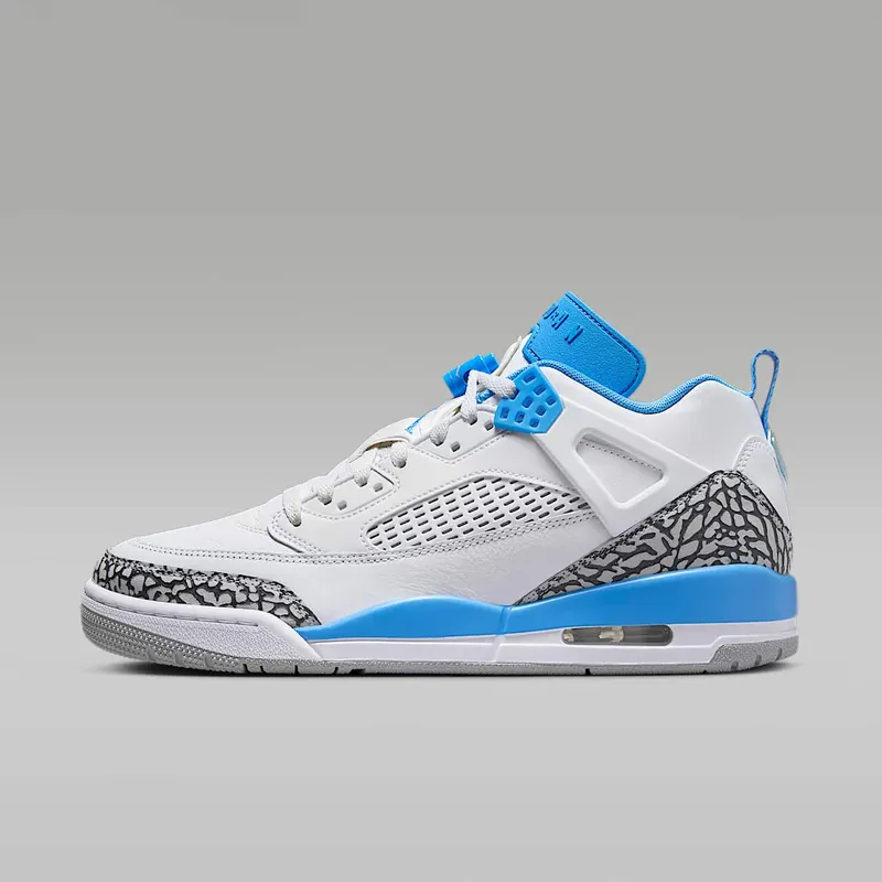 Jordan Spizike Low UNC “White / Wolf Grey / Anthracite / University Blue” (FQ1759-141)