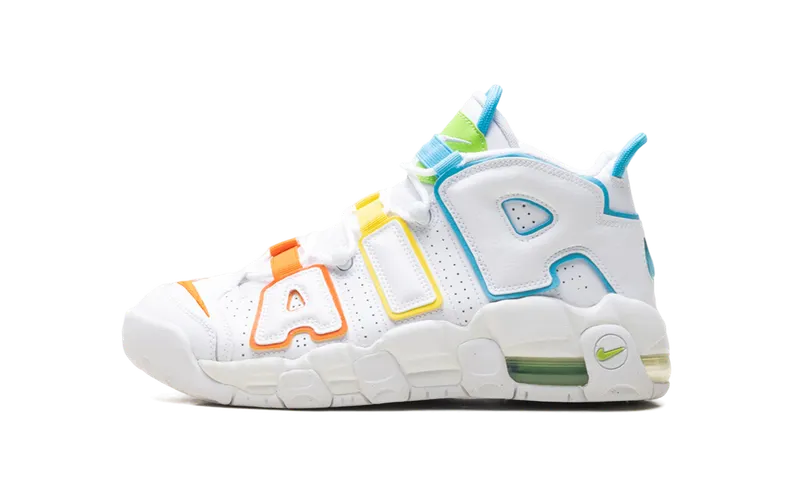Nike Air More Uptempo GS “White Multi-Color” (FJ4624-100)