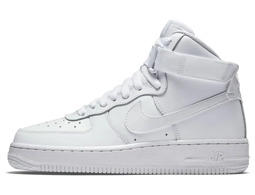 Nike Air Force 1 High GS ‘White’ White/White-White (653998-100)