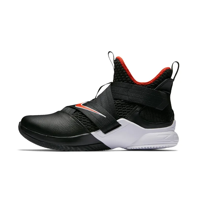 Nike LeBron Zoom Soldier 12 Bred Black/University Red-White (AO2609-001)