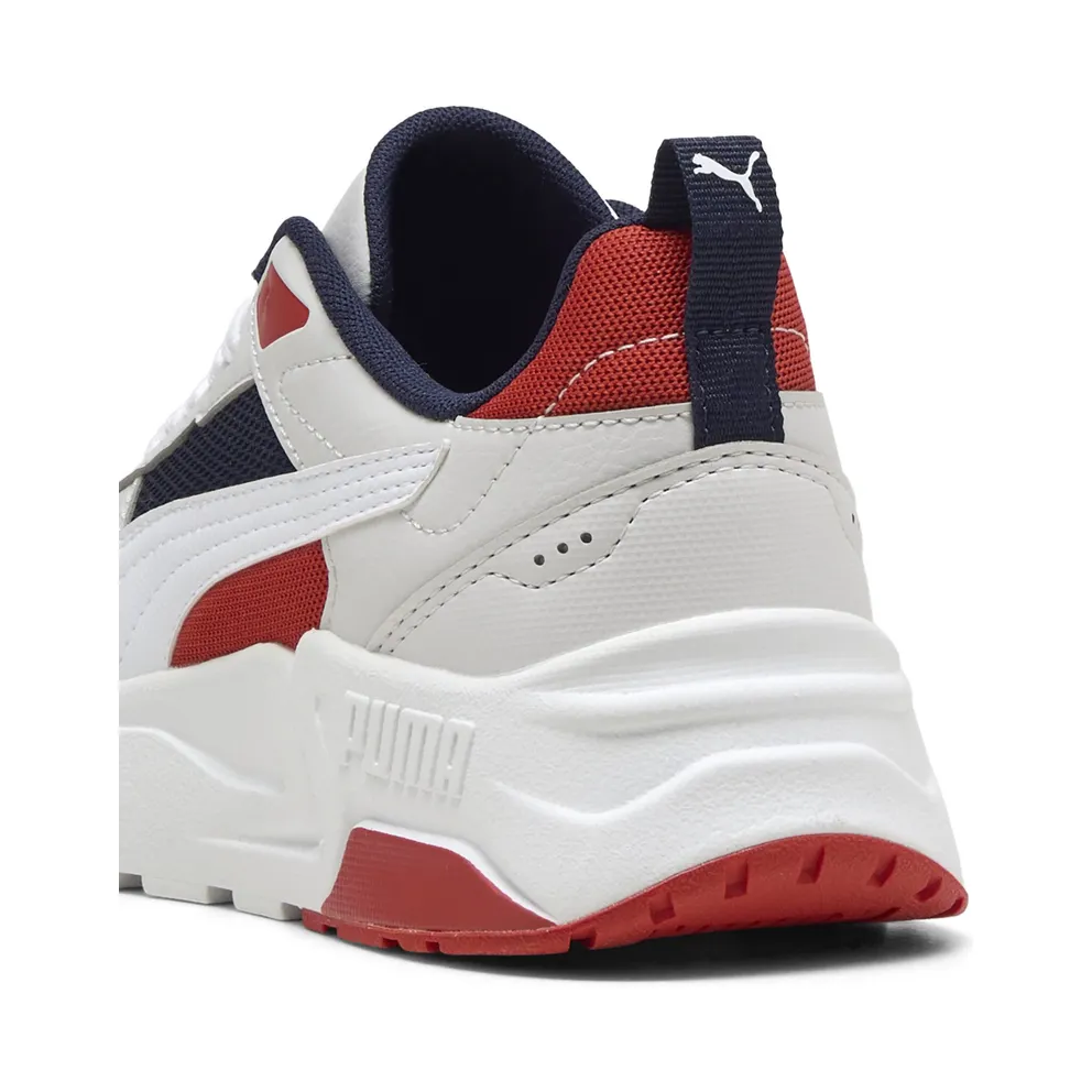 Puma Trinity 2 LT “Puma Navy / Puma White / Feather Gray / Red Fire” (403703_03)