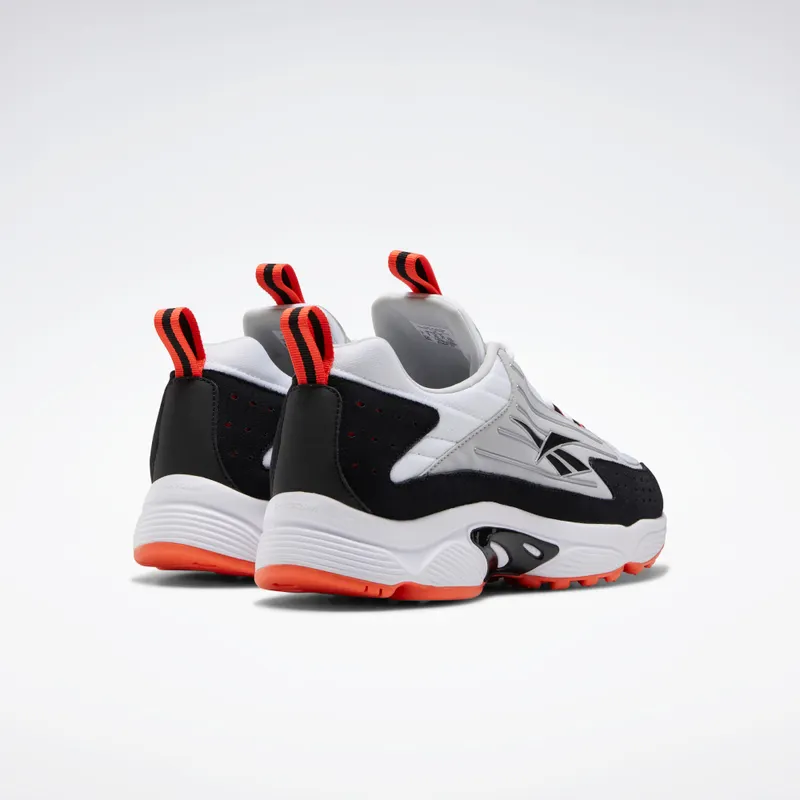 Reebok DMX Series 2200 Shoes White / Vivid Orange / Pure Grey 2