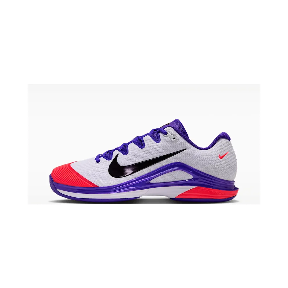 Nike Vapor 12 PRM Hard Court “White / Dark Concord / Bright Crimson / Burgundy Ash” (JA1447-100)
