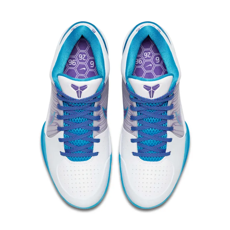 Nike Kobe 4 Protro Draft Day Hornets White/Varsity Purple-Orion Blue (AV6339-100)