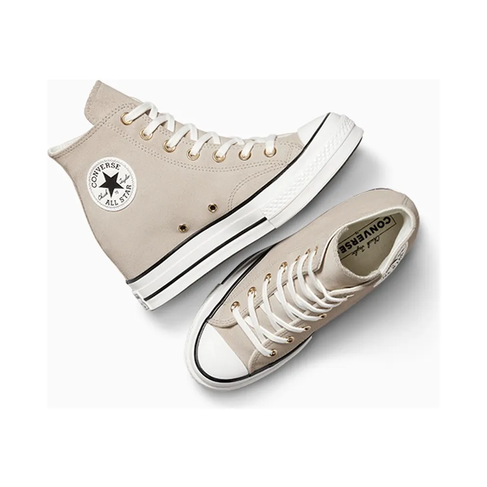 Converse Chuck 70 Wedge Platform Suede Warm Clay/Egret/Black (A13833C)