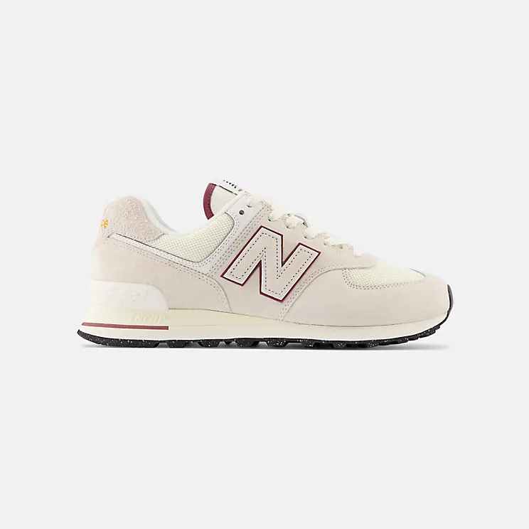 New Balance 574 Off White Burgundy (2023) (U574OP2)