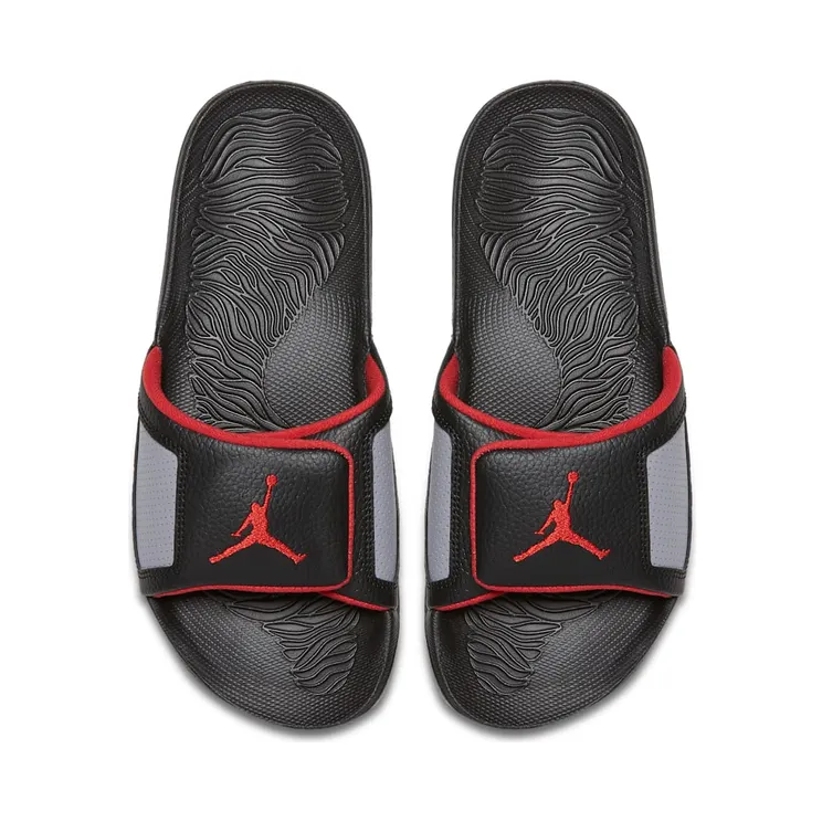 Jordan Hydro 3 Retro “Black / Cement Grey / University Red” (854556-003)