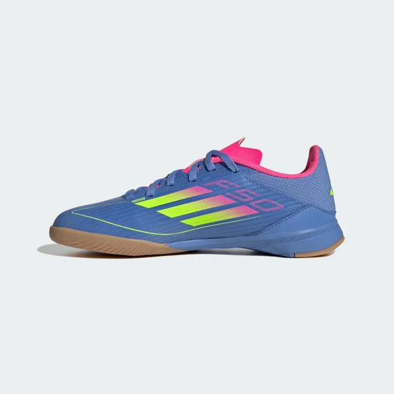 adidas F50 League Indoor Blue Fusion Lucid Lemon Lucid Pink (IE3749)