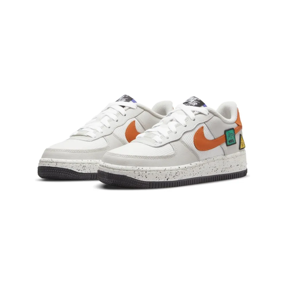 Nike Air Force 1 Low Light Bone Sail Starfish Orange (GS) (DO4657-081)