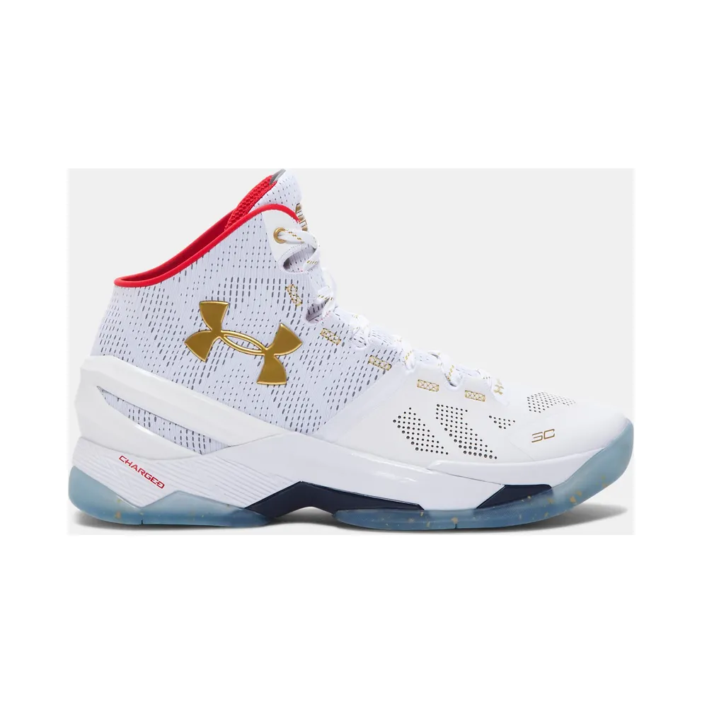 Under Armour UA Curry 2 All Star (2016) White/Red-Metallic Gold (1259007-102)