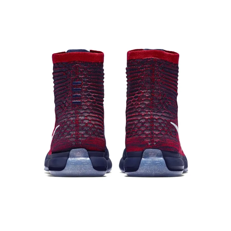 Nike Kobe 10 Elite American University Red/White-Obsidian-Bright Crimson (718763-614)