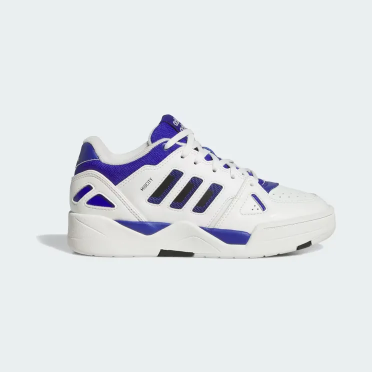 Adidas Midcity Low Core White / Semi Lucid Blue / Core Black (JS3264)