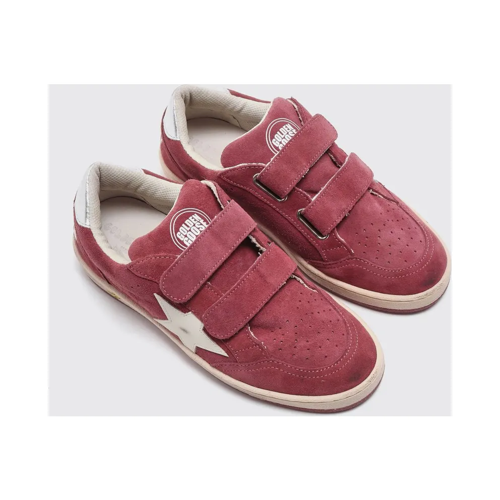 Golden goose Ball Star Distressed Suede Burgundy (GTF01032F00805240388)