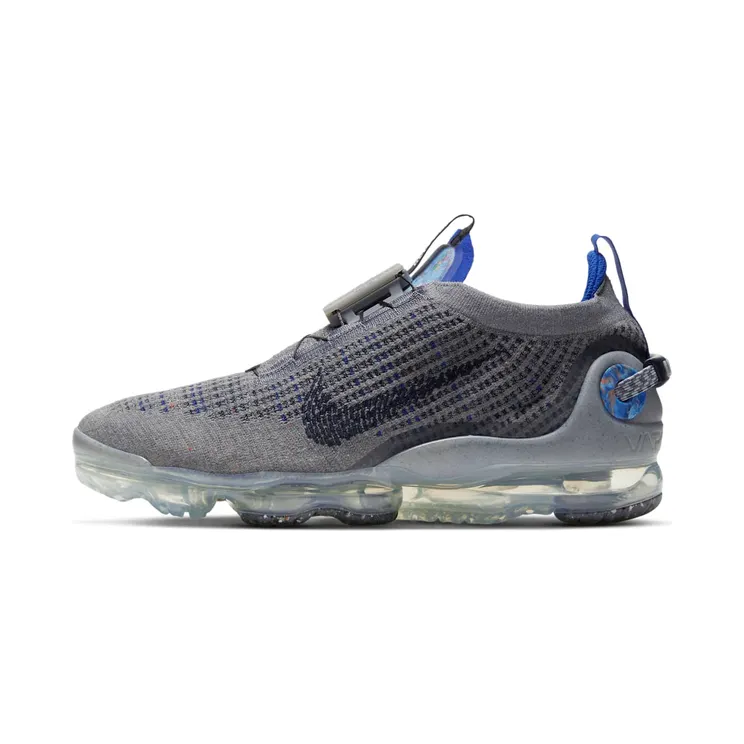Nike Vapormax 2020 Flyknit “Particle Grey / Racer Blue / White / Dark Obsidian” (CW1765-002)