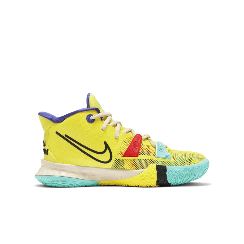 Nike Kyrie 7 1 World 1 People Electric Yellow (GS) (CT4080-700)