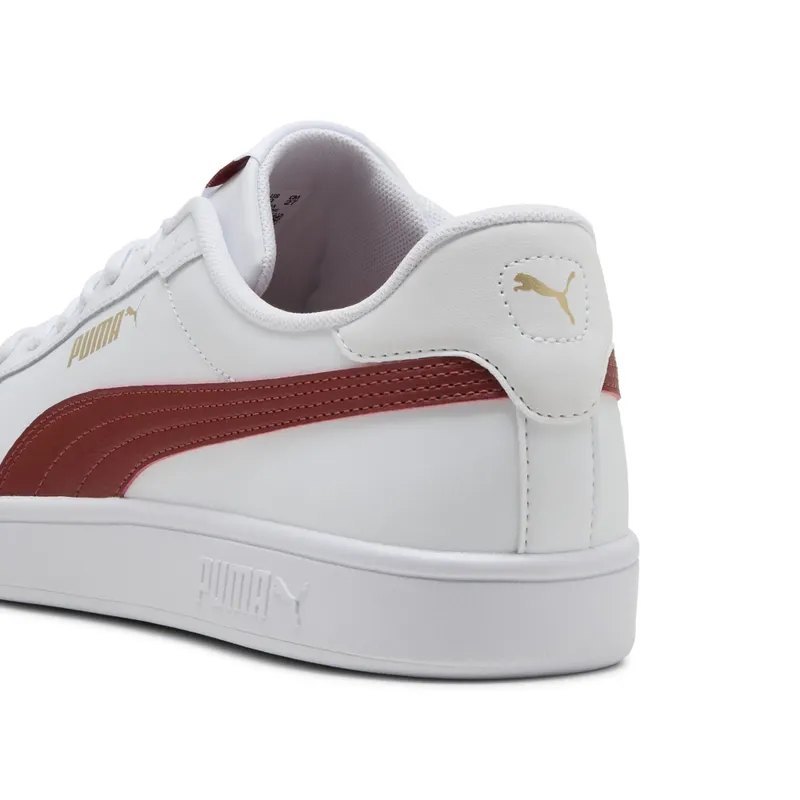 Puma Smash 3.0 L “Puma White / Bordeaux Red” (390987_32)