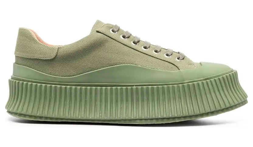 Jil Sander met chunky zool en ronde neus “Green” (J15WS0002P2965)