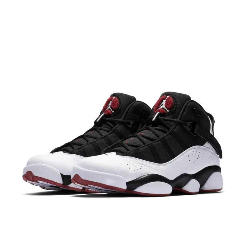 Jordan 6 Rings Black White Gym Red Black/White-Gym Red (322992-012)