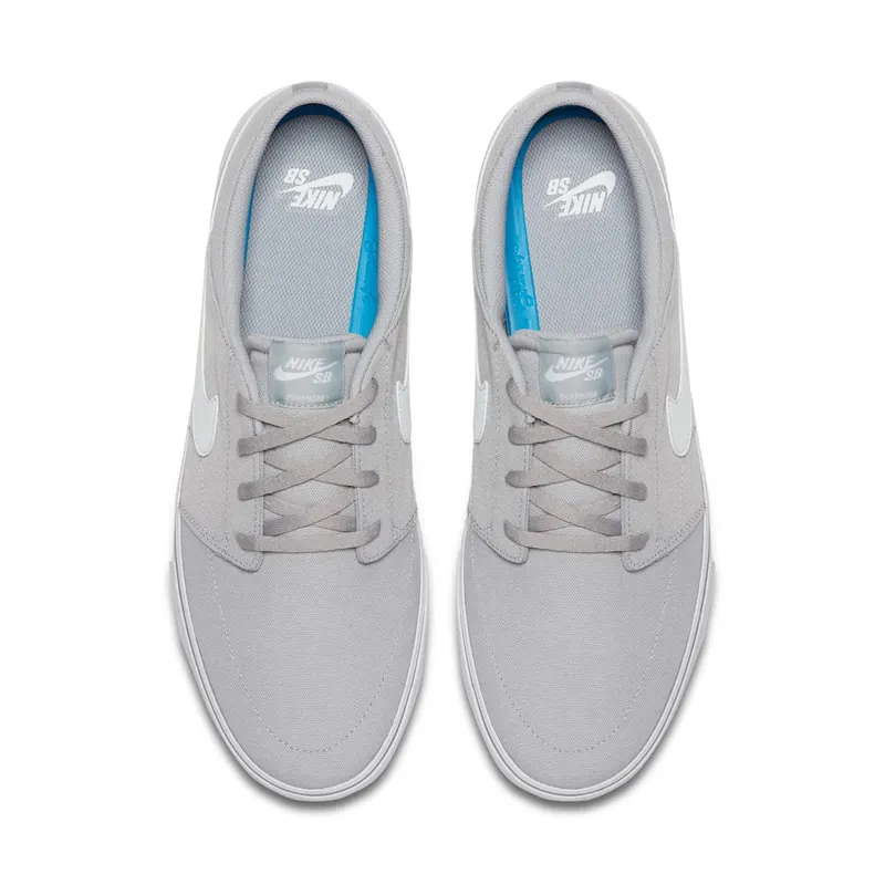 Nike SB Solarsoft Portmore 2 Wolf Grey Wolf Grey White White (880268-011)