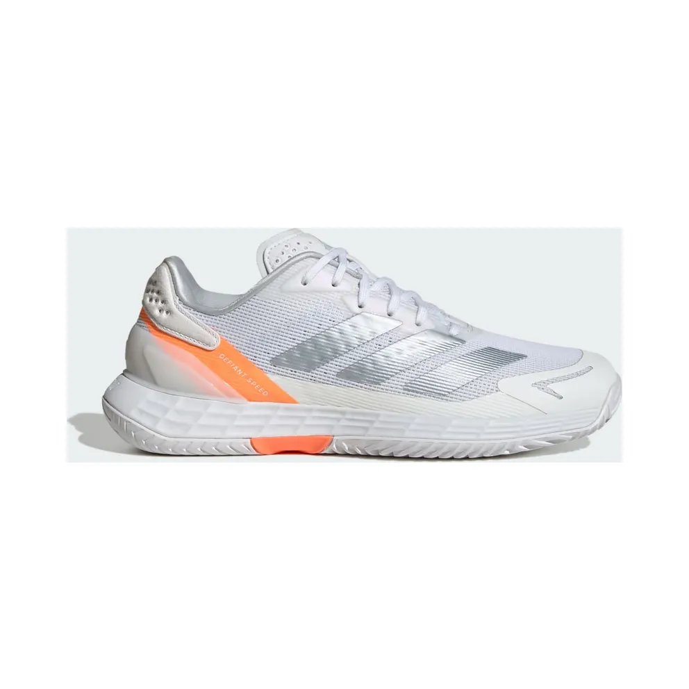 Adidas Defiant Speed 2 Tennisschuhe Cloud White / Halo Blue / Beam Orange (JR1785)