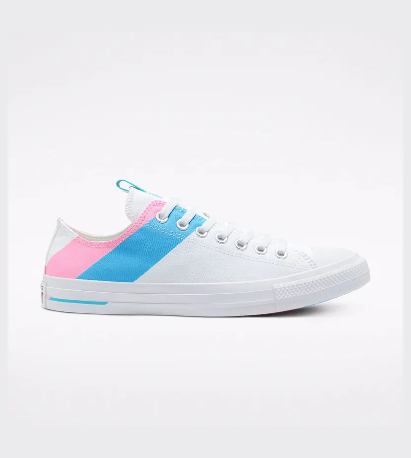 Converse Chuck Taylor All Star Low ‘Pride – Blue Pink’ White/90S Pink/Gnarly Blue (167760C)