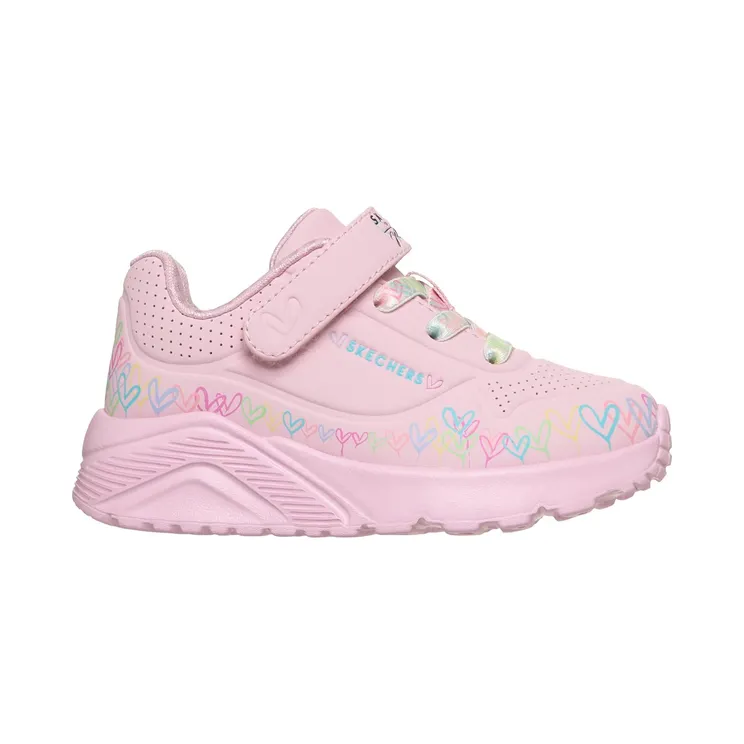 Skechers JGoldcrown: Uno Lite “Heart Craze Light Pink” (314091NLPMT)