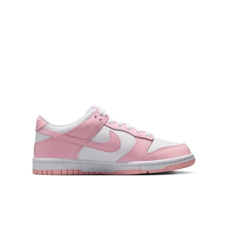 Nike Dunk Low White Medium Soft Pink (GS) (FB9109-125)