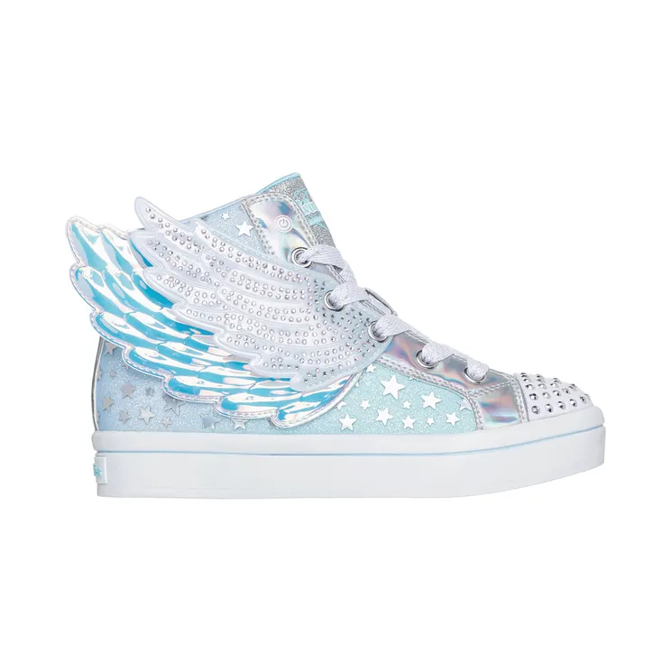 Skechers Twinkle Toes: Twi-Lites 2.0 “Dreamy Wings Light Blue” (314392LLBMT)