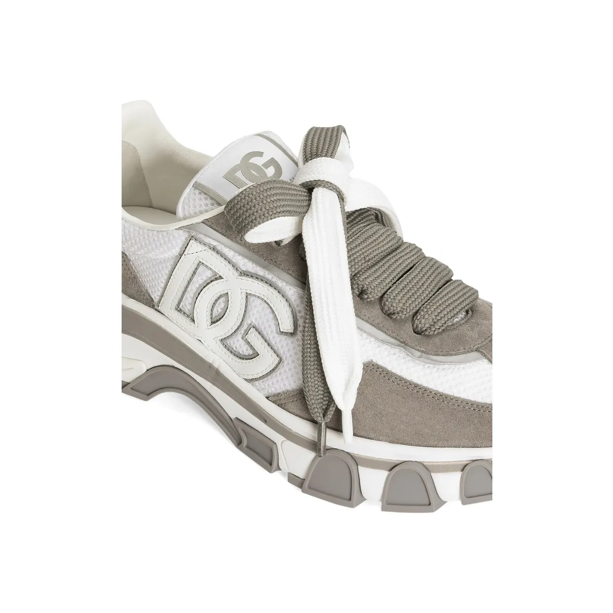 Dolce & Gabbana DG Country Road Nylon and Calfskin “White/Grey” (CS2403 A0208 8B932) (4)