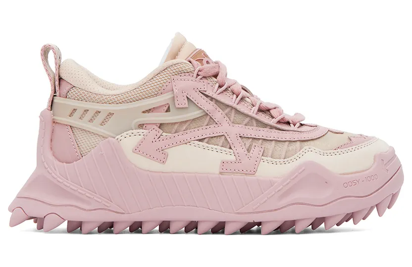 Off-White Pink & Beige Odsy 1000 Sneakers (OWIA180F22FAB0016130)