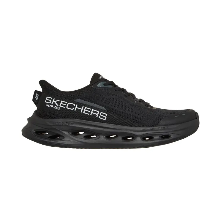 Skechers Max Cushioning Glide-Step – Advert “Black” (220421BBK)