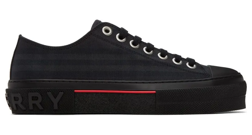 Burberry Black Vintage Check Sneakers (8057999)