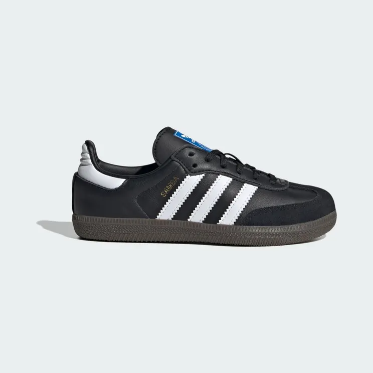 adidas Samba OG Shoes Kids “Core Black / Cloud White / Gum” (IE3678)