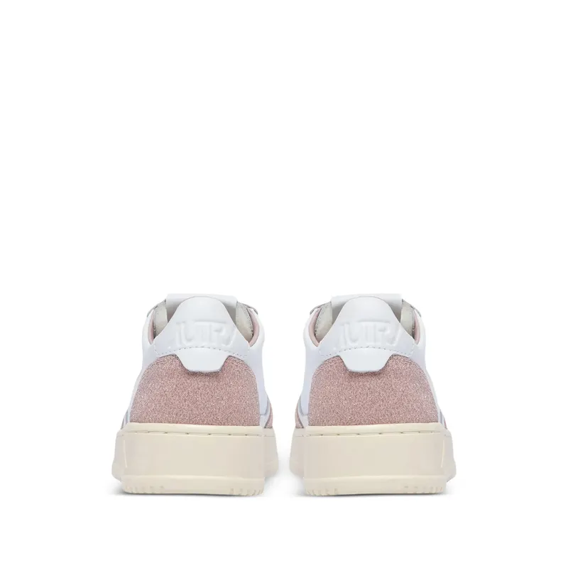 Autry Medalist Low Lace-up “White/Pink” (AULW PK06)