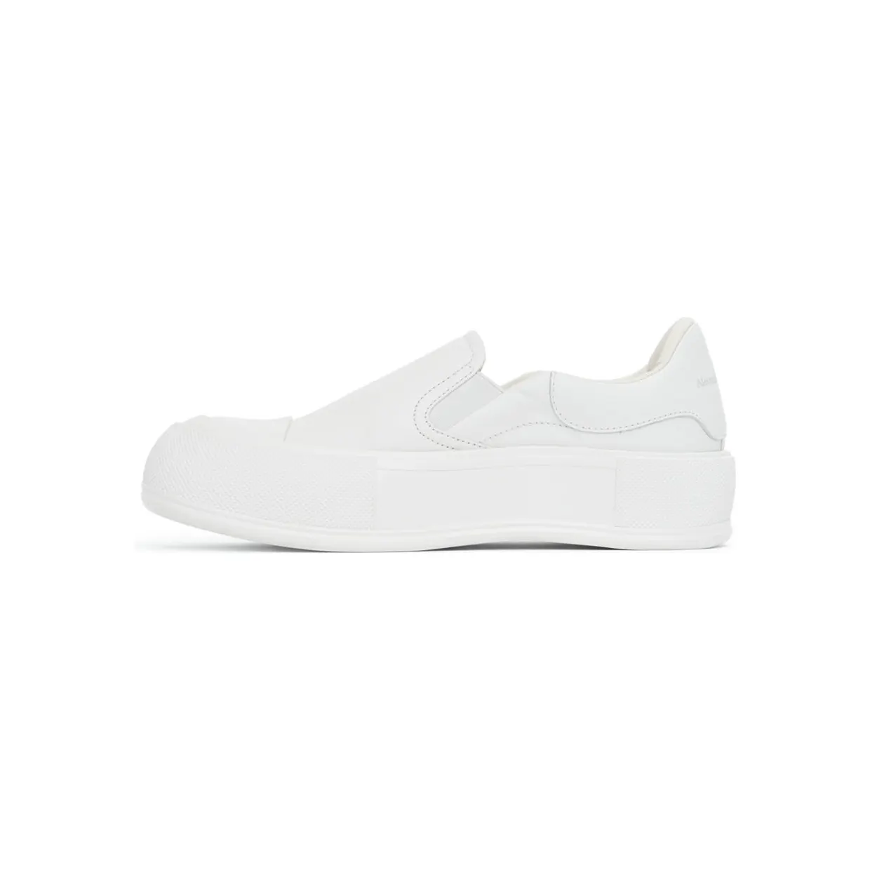 Alexander McQueen White Deck Skate Plimsoll Sneakers (654592WHZT8) (3)