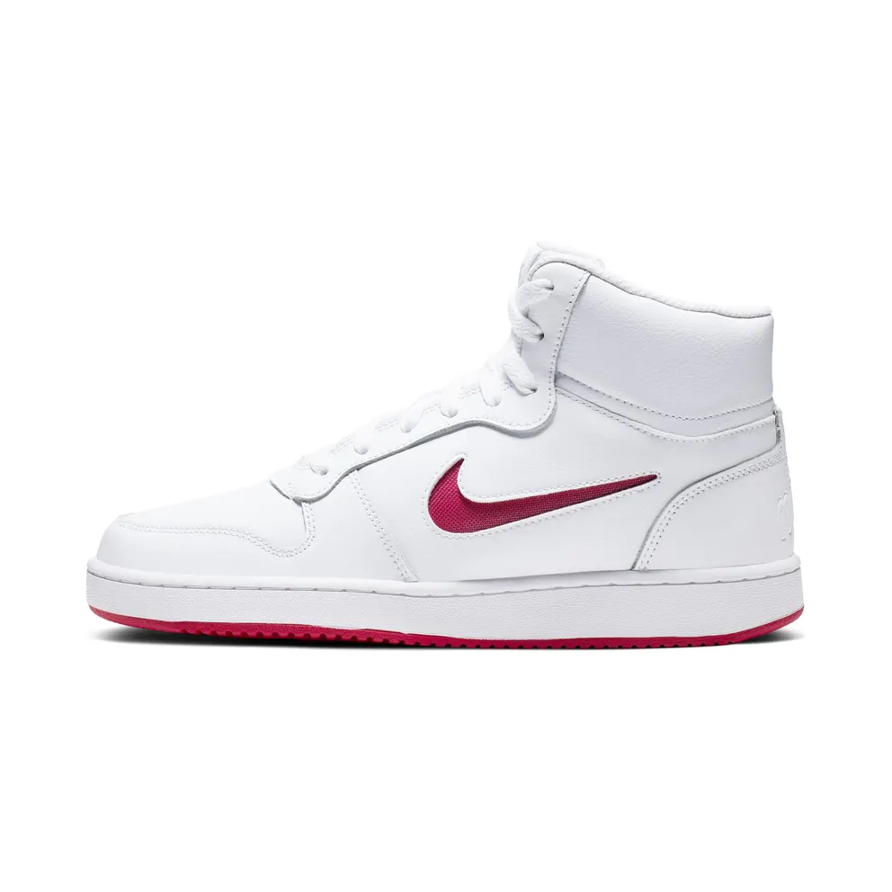 Nike Ebernon Mid “White / Wild Cherry” (AQ1778-102)