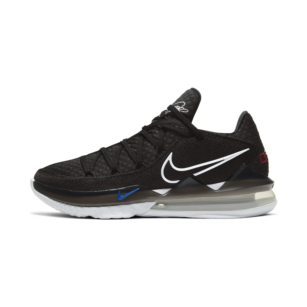 Nike LeBron 17 Low Black White Black/White-Multi-Color (CD5007-002)