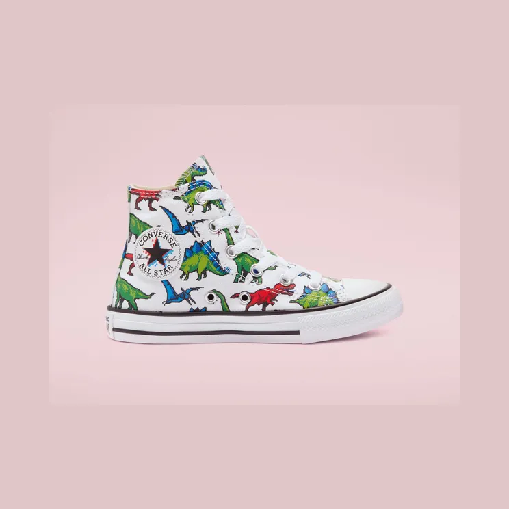 Converse 8-Bit Chuck Taylor All Star High Top White/bold Wasabi/digital Blue (670349C)