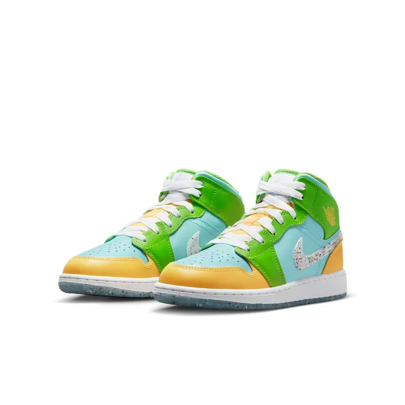 Jordan 1 Mid SE GS “Recycled Grin” (DX4368-400)